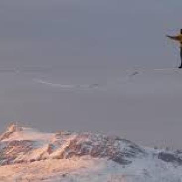 Nouveau record Pyrénéen de Highline