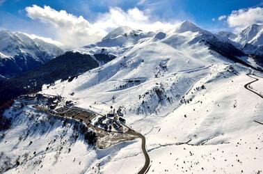 Val Louron Vue aérienne - HPTE Peyragudes  JN Herranz